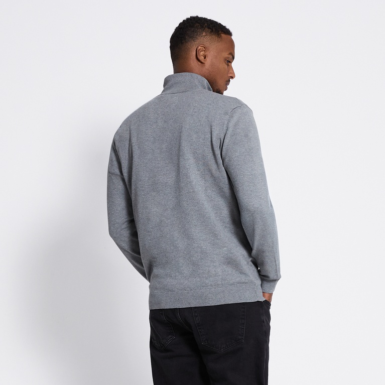 Half-zip knit sweater "Thin"